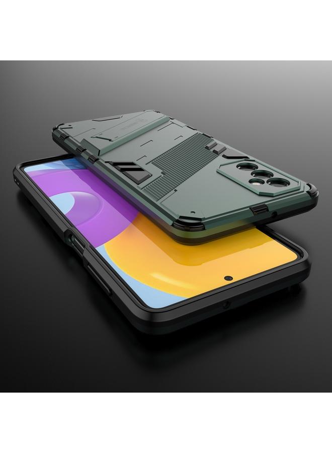 اس-توب جراب لهاتف Samsung Galaxy M52 5G Punk Armor 2 في 1 PC + جراب هاتف مقاوم للصدمات من مادة TPU مع حامل غير مرئي - Image 4