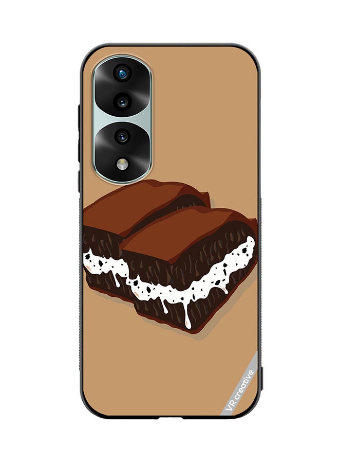 VR CREATIVE Protective Case Cover For Honor 70 Pro Brownies Design Multicolour - Image 1