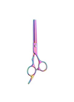 Beauté Secrets Scissors 6 Inch Barber Hair Scissor Thinning Shears Sharp Blades Hairdresser Haircut For Women/Men/Kids Stainless Steel Rainbow Color  - Image 3