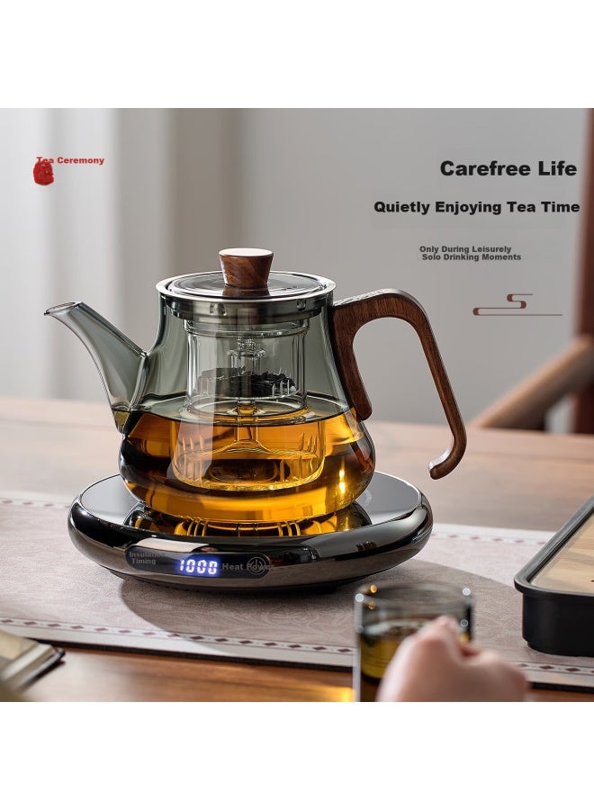Yihutea Yihu Tea New Electric Ceramic Stove High-temperature Resistant Walnut Side Handle Tea Brewing Pot - Image 5