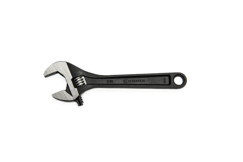 Crescent 6" Adjustable Black Oxide Wrench - Carded - AT26VS - Image 1