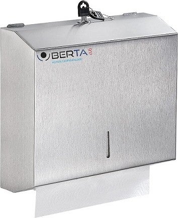 Stainless 200-Piece Z-Fold Paper Towel Dispenser