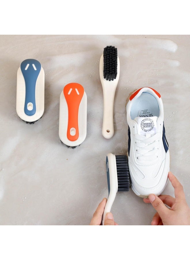 هالامين مجموعة من 2 فرشاة تنظيف منزلية بشعيرات، فرشاة إزالة البقع من السجاد، مجموعة فرشاة أحذية بمقبض مريح لتنظيف السجاد والأحذية الرياضية والملابس - Image 4