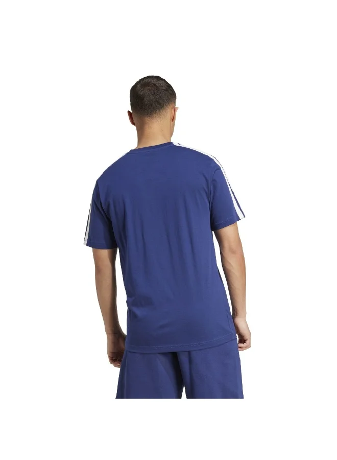 adidas Adidas M Colleg T Blue Graphic Tee (Short Sleeve) T-Shirts For Men