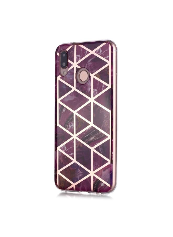 Zaboon Case For Huawei P20 lite / nova 3e Plating Marble Pattern Soft TPU Protective Case - Image 2
