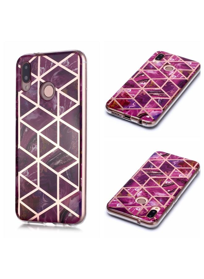 Zaboon Case For Huawei P20 lite / nova 3e Plating Marble Pattern Soft TPU Protective Case - Image 1