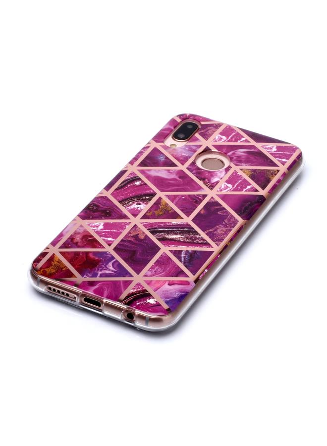 Zaboon Case For Huawei P20 lite / nova 3e Plating Marble Pattern Soft TPU Protective Case - Image 3
