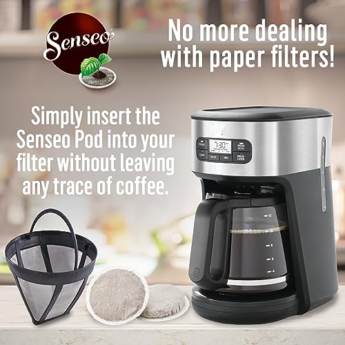 Senseo Strong Dark Roast Coffee Pods, 48 Count (Pack of 10) - Single Serve Coffee Pods Bulk Pack for Senseo Coffee Machine - Compostable Coffee Pods for Hot or Iced Coffee, Cold Brew Coffee - Image 4
