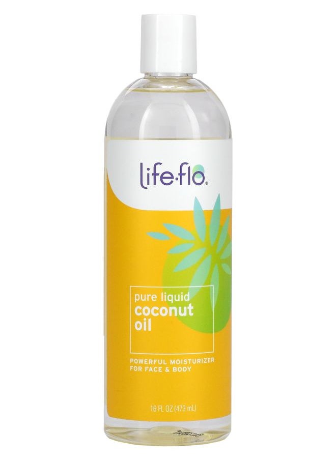 Life-flo Pure Liquid Coconut Oil 16 fl oz (473 ml) 