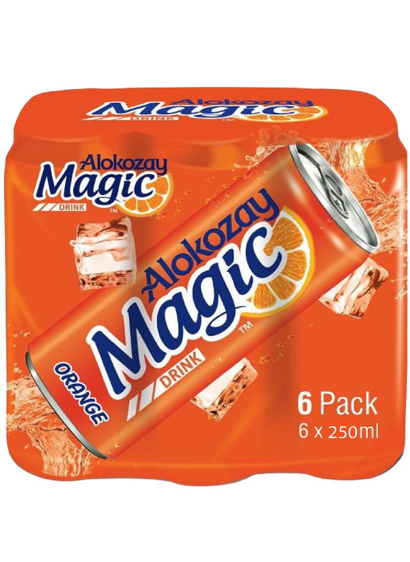 Alokozay Magic Regular Orange Drink Cans  - Image 1