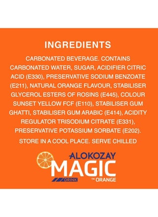 Magic Regular Orange Drink Carbonated Soft Drink Can - view 4