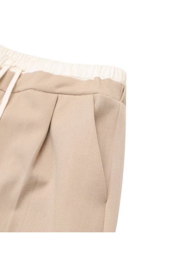 Zara girls' Color-block Patchwork Casual Pants - Soft, Comfortable & Versatile Long Pants - Image 5