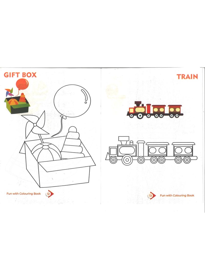 Libra 6-Piece A4 Size Fun With Colouring Activity Book For Kids 32 Pages Per Book - Image 4
