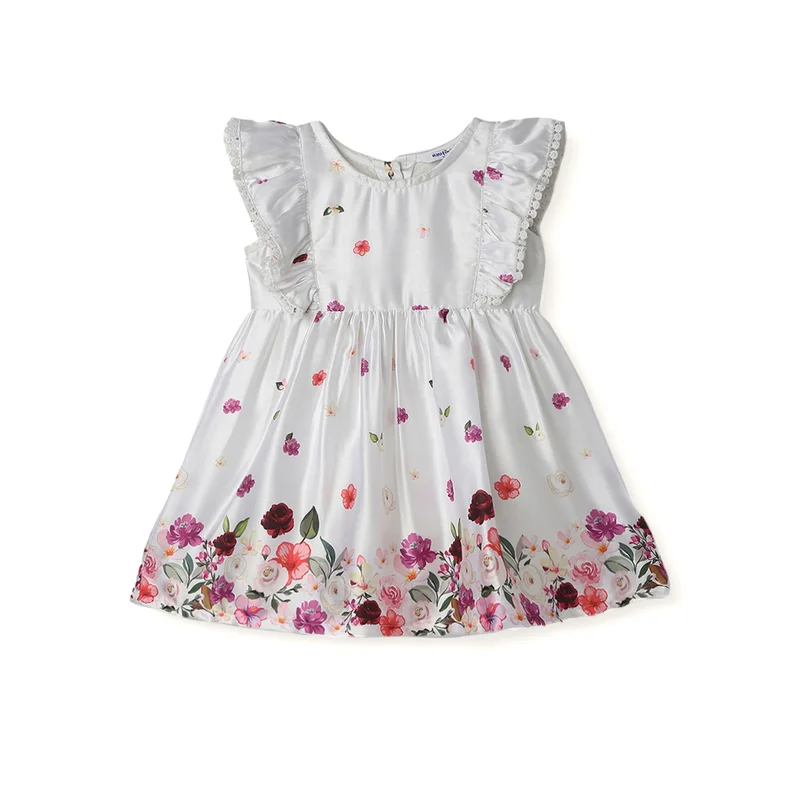 Nautinati Nautinati Girls’ Floral Dress | Age 3 - 24 Months