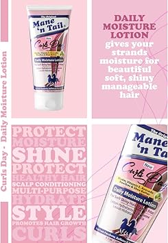 Mane 'n Tail Mane n Tail Curls Day Daily Moisture Lotion 1843g With Coconut Oil and Shea Butter Promotes healthy hair growth NO PARABENS NO SULPHATES NO PETROLATUM - Image 5
