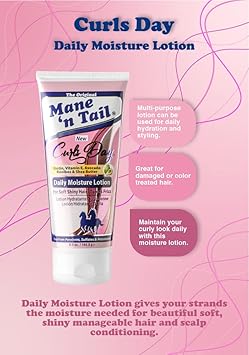 Mane 'n Tail Mane n Tail Curls Day Daily Moisture Lotion 1843g With Coconut Oil and Shea Butter Promotes healthy hair growth NO PARABENS NO SULPHATES NO PETROLATUM - Image 4