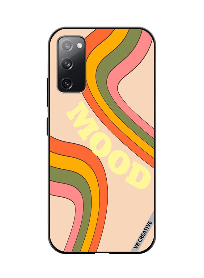 VR CREATIVE Protective Case Cover For Samsung Galaxy S20 FE 5G Mood Design Multicolour - Image 1