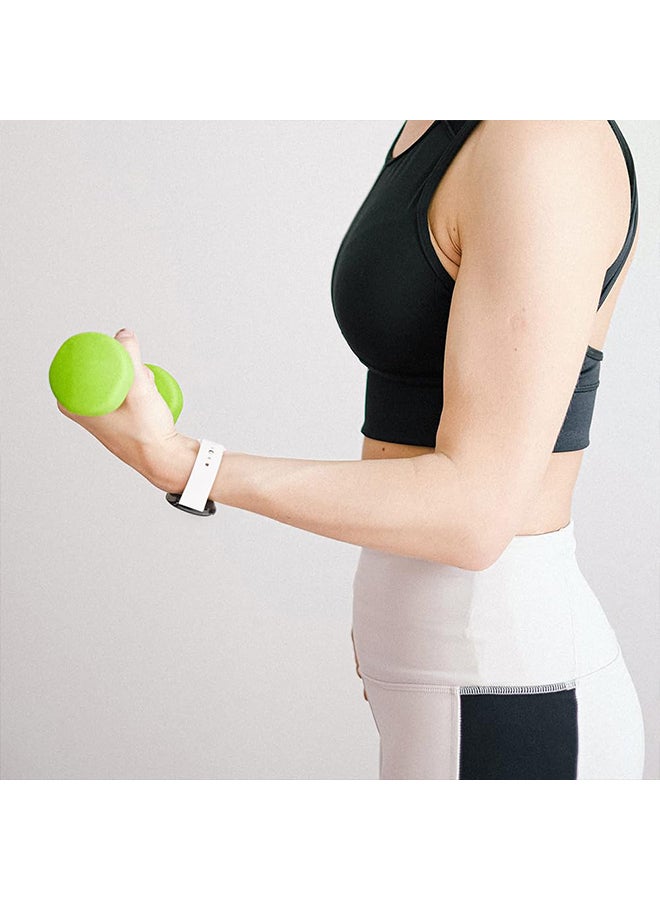 O Ozone Silicone Bands For Samsung Galaxy Watch Ultra LTE 47mm / Galaxy Watch 3 45mm 22mm Quick Release Soft Silicone Replacement Watch Strap- White - Image 5