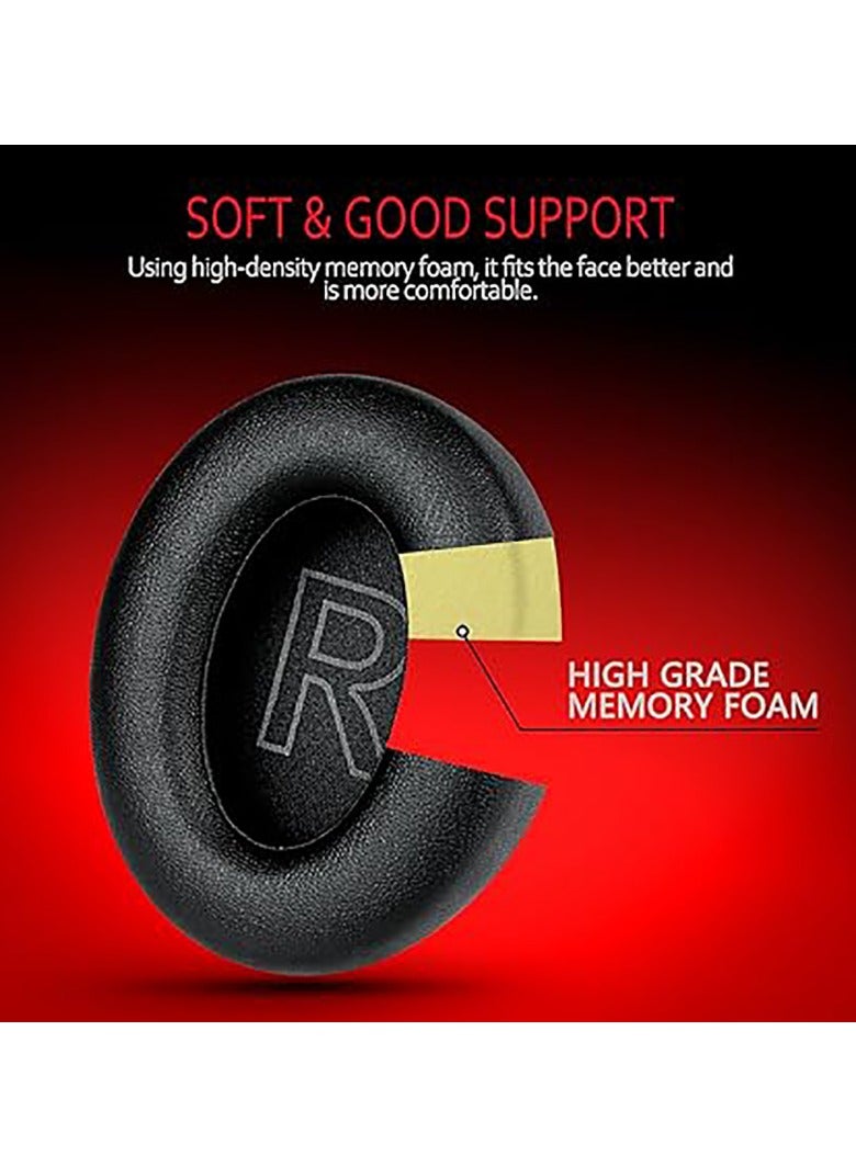Replacement for Anker Soundcore Life Q20 Headphones, Ear Pads with High-Density Noise Isolation Foam - Black - Image 3