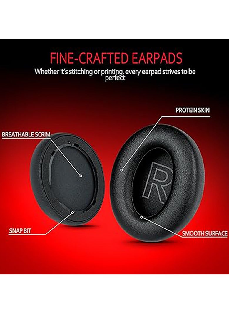Replacement for Anker Soundcore Life Q20 Headphones, Ear Pads with High-Density Noise Isolation Foam - Black - Image 4