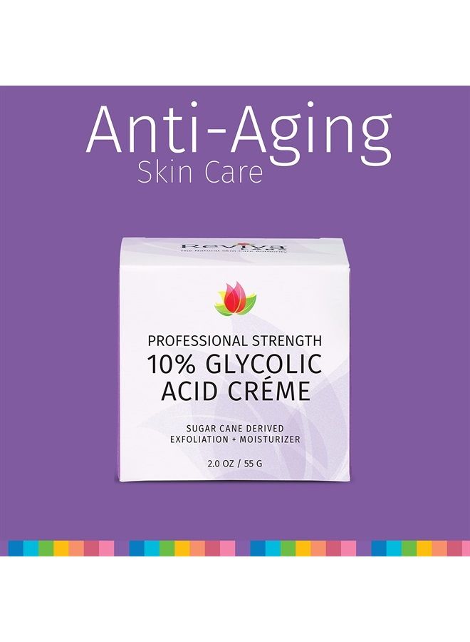REVIVA LABS - 10% Glycolic Acid Créme 2PK (2.0 oz) - Image 3