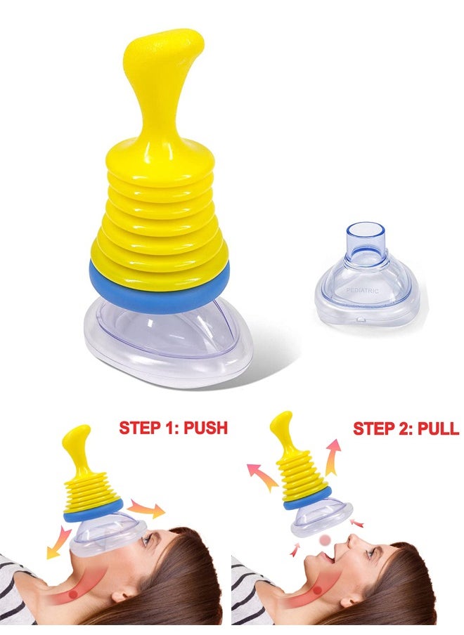 NIBEMINENT - Home Device - Portable Choking Rescue Device, Suction Rescue Device, First Aid Device for Kids and Adults, Portable Airway Suction Device for Children and Adults - Image 1