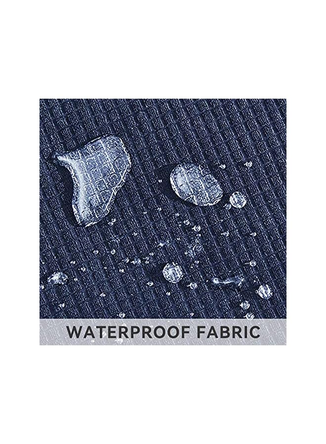 The Bros Waterproof Sofa Slipcover Non-slip Couch Cover Leakproof Furniture Protector Stretch Spandex Jacquard Fabric Sofa Cover with Elastic Bottom for Kids Pets(Blue,S) - Image 2