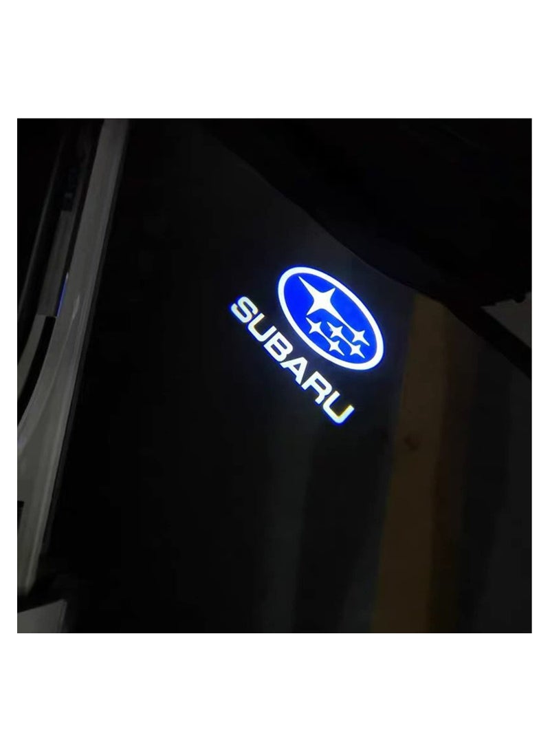 SYOSI 2PCS Ultra-Bright LED Puddle Door Lights for Subaru, 3D Laser Ghost Shadow Car Lights Never Fade Step LED Lights Ghost Shadow LightHigh-Intensity Ghost Shadow LED Lights with Extension Cord  - Image 3