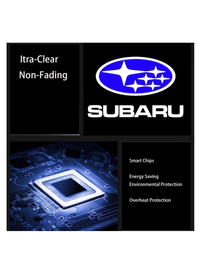 SYOSI 2PCS Ultra-Bright LED Puddle Door Lights for Subaru, 3D Laser Ghost Shadow Car Lights Never Fade Step LED Lights Ghost Shadow LightHigh-Intensity Ghost Shadow LED Lights with Extension Cord  - Image 4