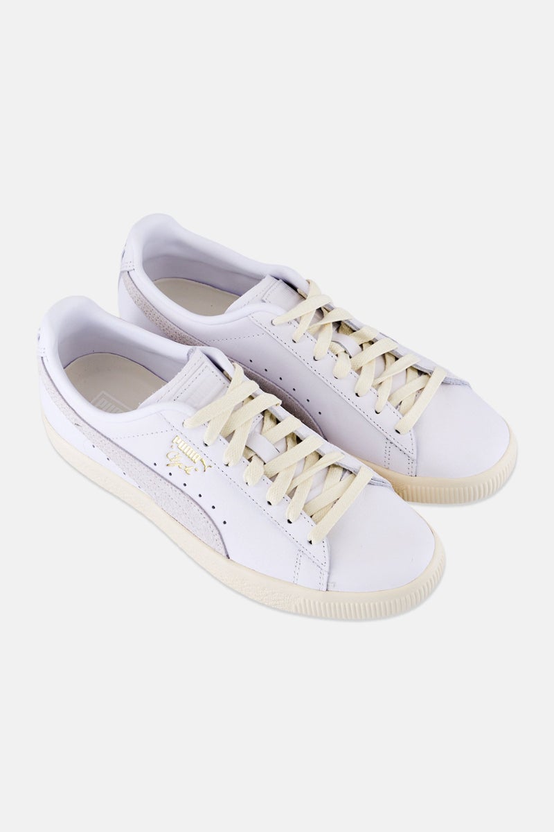 PUMA أحذية رجال كلايد الأساسية ذات الأربطة الخارجية، بيضاء - Image 3