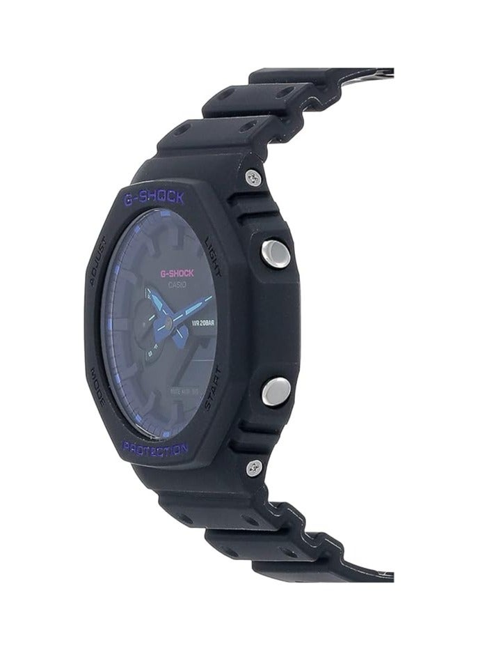 كاسيو ساعة كاسيو جي-شوك الرقمية التناظرية وورلد تايم GA-2100VB-1ADR - Image 2