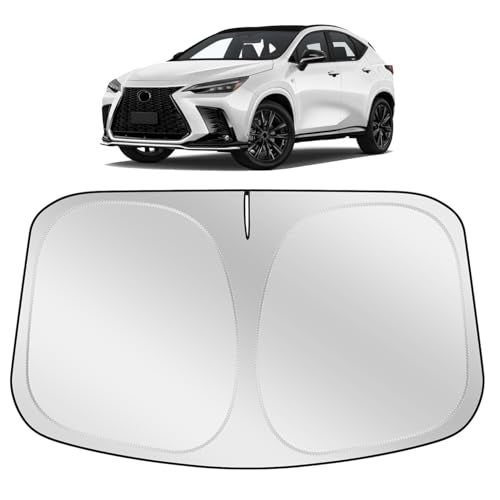 XHRING Windshield Sun Shade Sunshade Compatible with Lexus NX 300 NX250 NX350 NX350h NX450h NX 200T 2025 2024 2023 20222015 SUV Accessories Car Front Window Sun Shield Cover