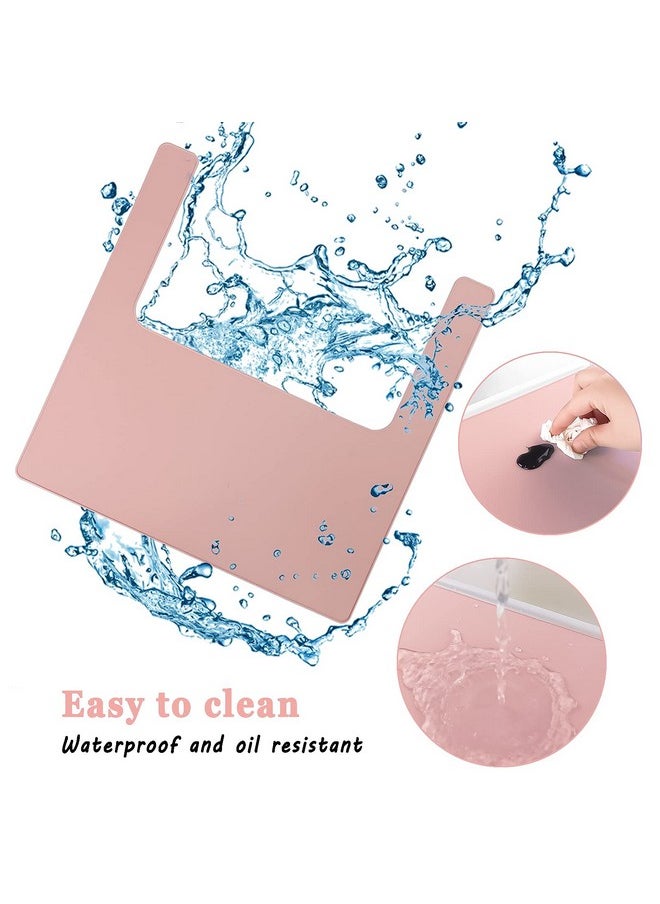 Lomgwumy - High Chair Placemat Durable High Chair Placemat Silicone Clean And Hygienic Suitable For Ikea Antilop Highchai For Toddlers And Babies (Pink) - Image 1