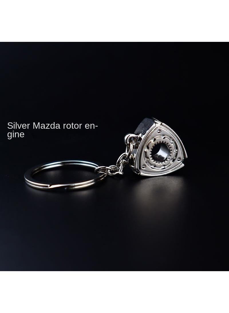 عام مجموعة سلاسل مفاتيح مكونة من 5 قطع من سبائك الزنك 3D لقطع غيار السيارات - Image 4