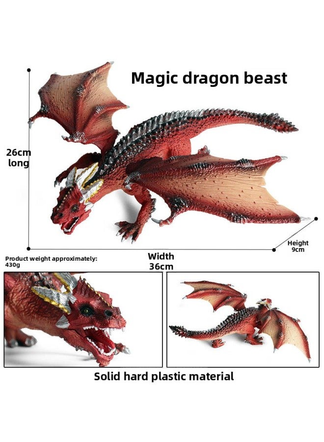 Cross-border Children's Simulation Myth Animal Warcraft Solid Dinosaur Model Night Hunting Dragon Octopus Monster Ice Dragon Sea Dragon Toy