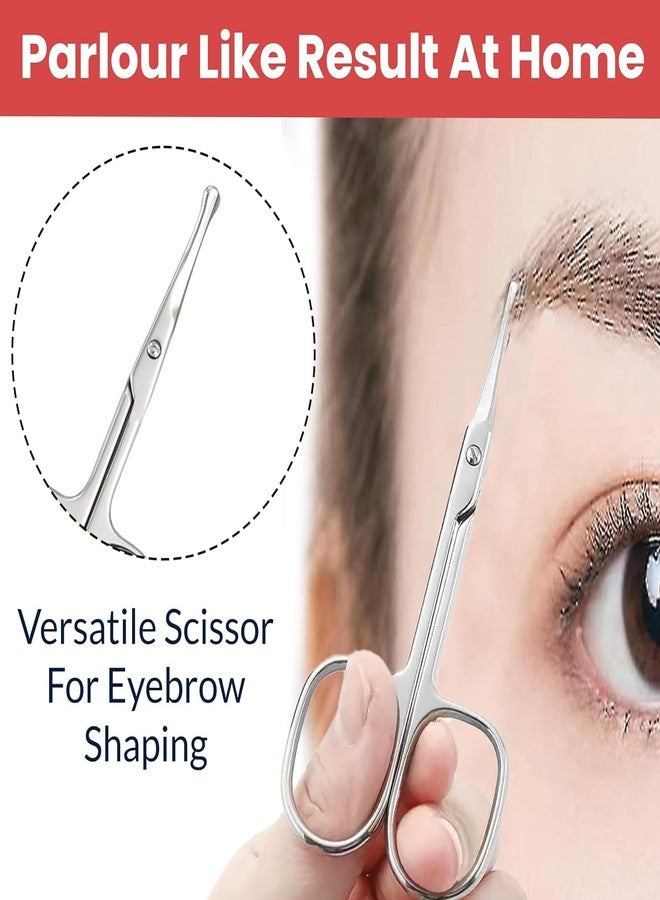 TEMPERIA Scissors for Nose Hair, Beard, Moustache, Eyebrow Cutting Trimming for Men | Small Shaving & Grooming Scissor | Safety Blunt Round Top & Premium Non Rusting Metal | 1 Nose Scissor - (HC067E) - Image 5