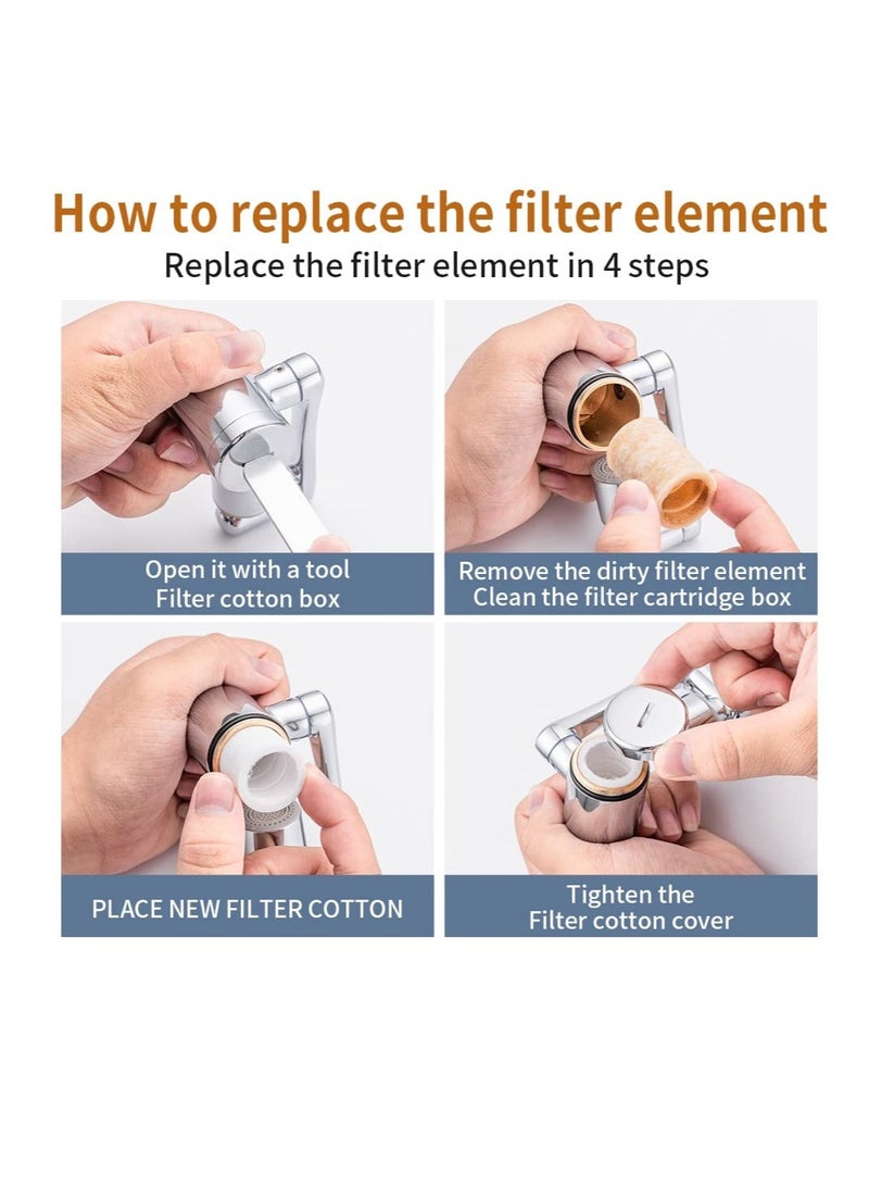 Excefore Faucet Extender, 1080° FilterSwivel Faucet Aerator, Durable Splash Proof Faucet, 2 Types of Water Discharge Model, Multifunctional Robot Arm for Cleaning Eyes/Hair/Face for Kitchen and Bathroom  - Image 2