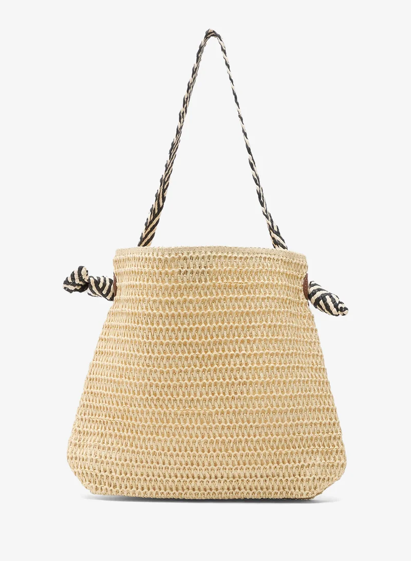 Ginger Raffia Woven Bag