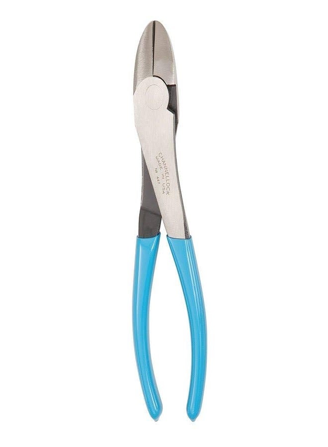Channellock 8" High Leverage Cruved Diagonal Lap Joint Cutting Plier (CNL-447) - Image 1