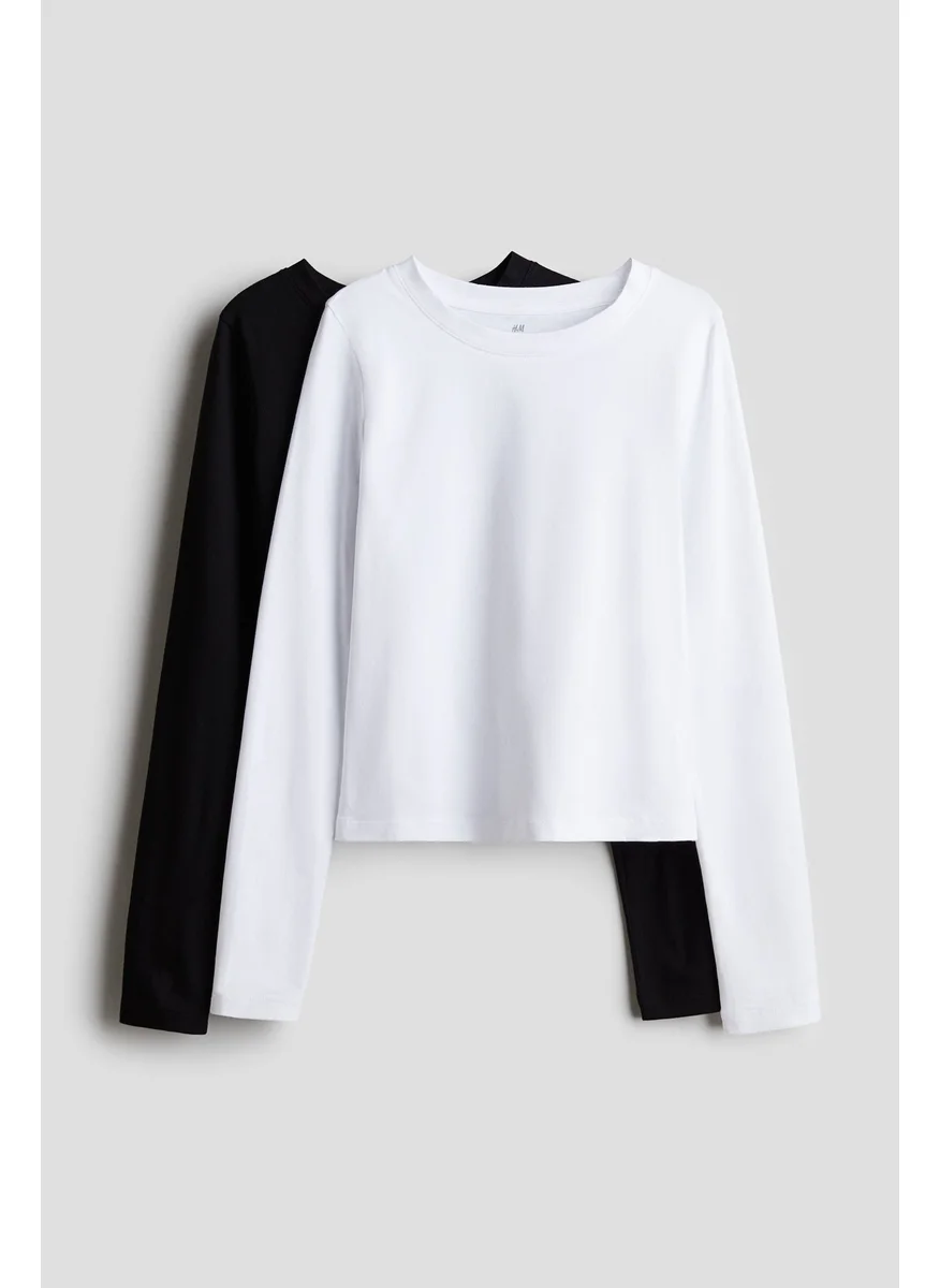 H&M 2-Pack Jersey Tops