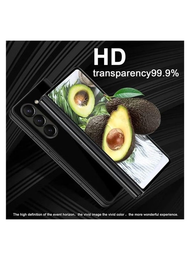 ACLIX Screen Glass for Samsung Galaxy Z Fold 5 Front Screen Privacy Screen Protector Anti-Spy Tempered Glass Film 9H Hardness Scratch Resistant Bubble Free Glass Screen Protector for Samsung Galaxy Z Fold 5 - Image 4