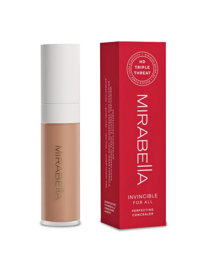 Mirabella Invincible For All Perfecting Under Eye Concealer Full Coverage Hydrating Makeup Concealer for Dark Circles Fine Lines Wrinkles wHyaluronic Acid Medium M150 - Image 4