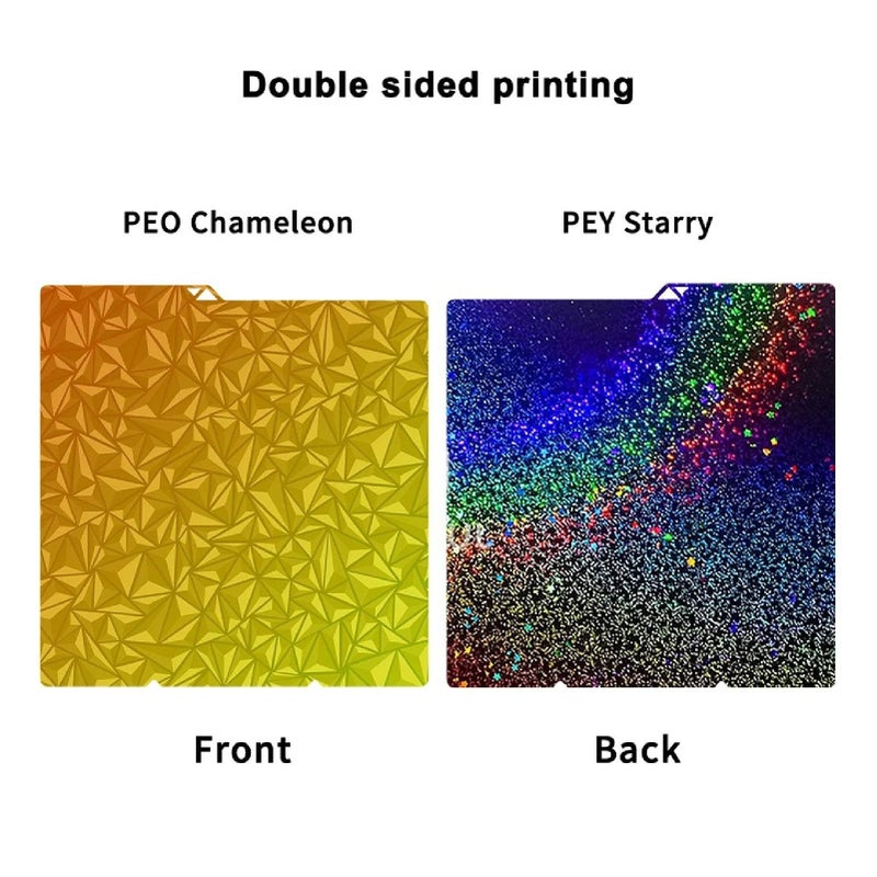PEY Star PEO Gradient Double Sided Flexible Print Bed 264x276mm Strong Adhesion for Kobra S1 Combo - Image 3