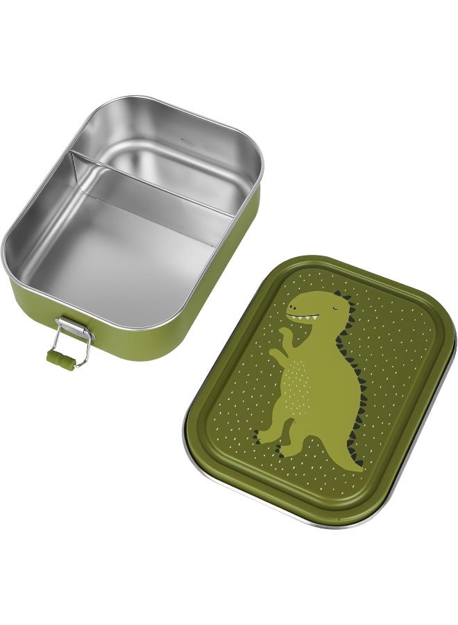 Trixie Kids Stainless Steel Lunch Box - Large - Mr Dino - Image 5