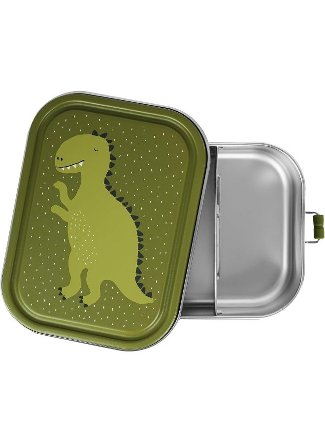 Trixie Kids Stainless Steel Lunch Box - Large - Mr Dino - Image 3