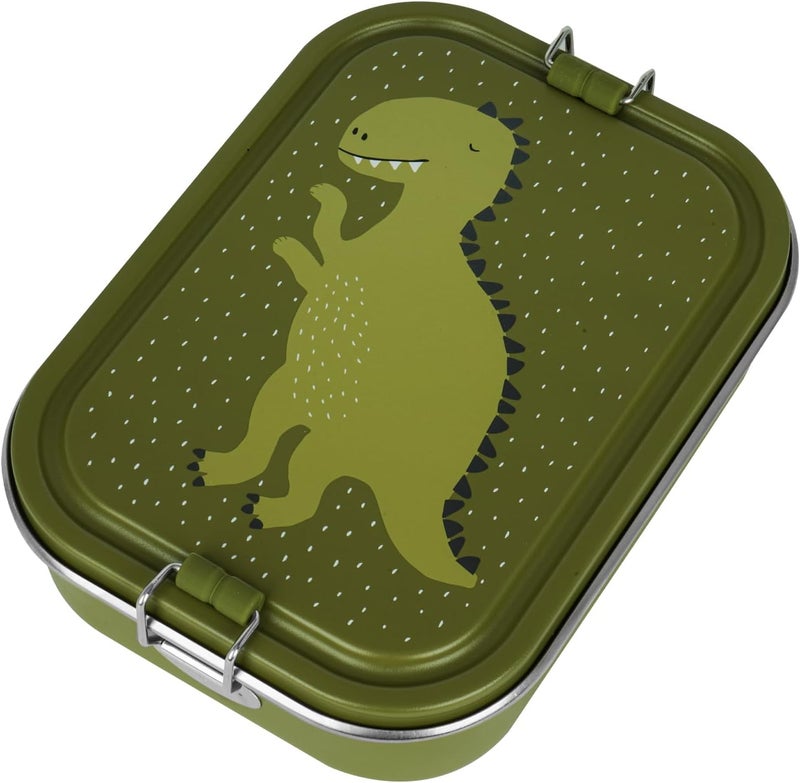 Trixie Kids Stainless Steel Lunch Box - Large - Mr Dino - Image 1