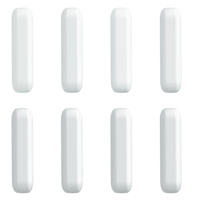 ONiLAB 8 Pieces 8*30Mm Magnetic Stirrer Mixer Stirring Bars, White Color, Magnetic Stirring Rod, Lab Magnetic Stirring Bar Set, Stirring Plate Bar - Image 1