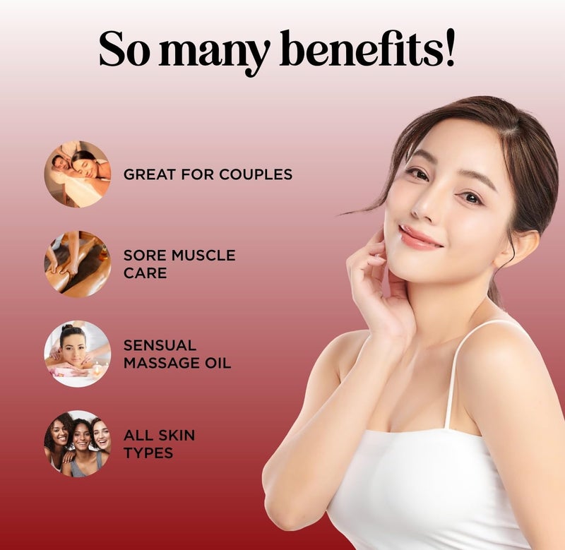 Maple Holistics Relaxing Massage Oil for Massage Therapy - Enchanting Essential Oil Based Full Body Massage Oil for Muscles Neck Foot and Back Massages with Apricot Geranium and Almond Oil - Huile Massage Relaxant - Image 2