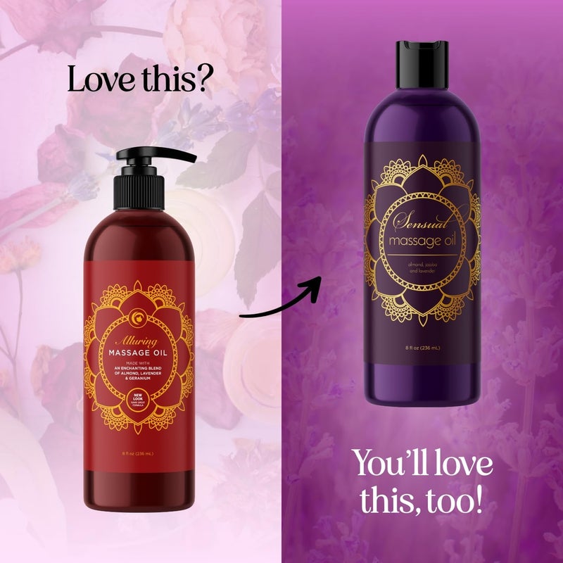 Maple Holistics Relaxing Massage Oil for Massage Therapy - Enchanting Essential Oil Based Full Body Massage Oil for Muscles Neck Foot and Back Massages with Apricot Geranium and Almond Oil - Huile Massage Relaxant - Image 3