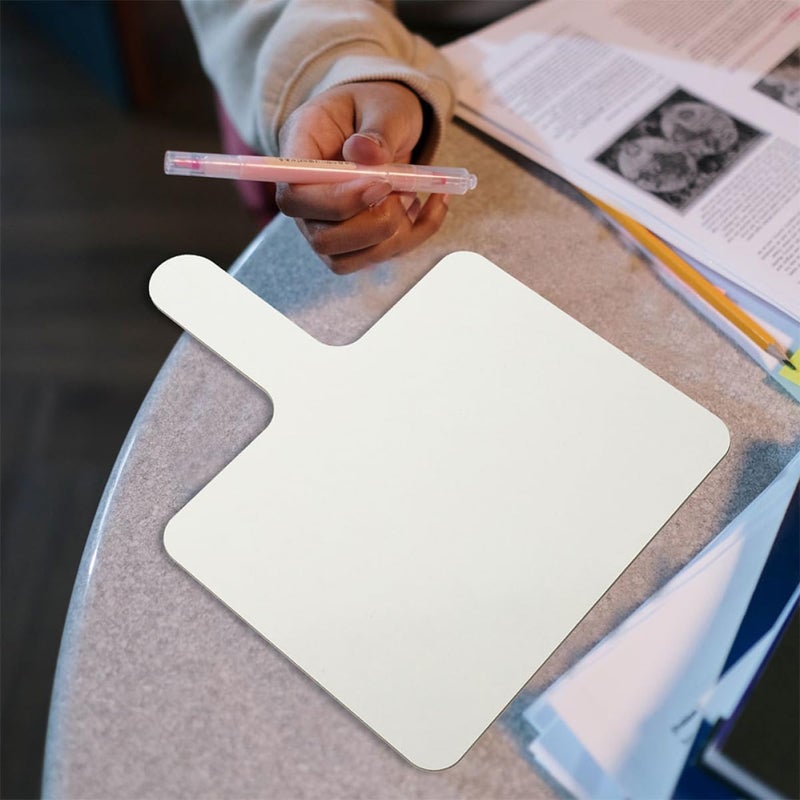 SUPVOX 2pcs Handheld Double-Sided Dry Erase Answer Compact Acrylic Writing Board for Classroom Use Interactive Learning Tool for Students and Teachers - Image 5